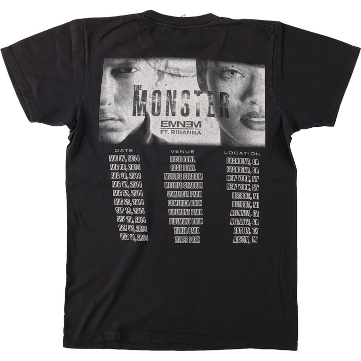 ALSTYLE EMINEM x RIHANNA Rap T-Shirt (Men's Size S) cotton black type Vintage Second Hand