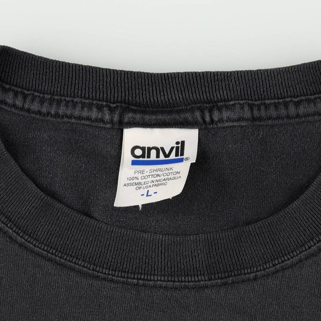 Anvil CHIMAIRA Skull Pattern Band T-Shirt (Men's Size L) cotton black type Vintage Second Hand