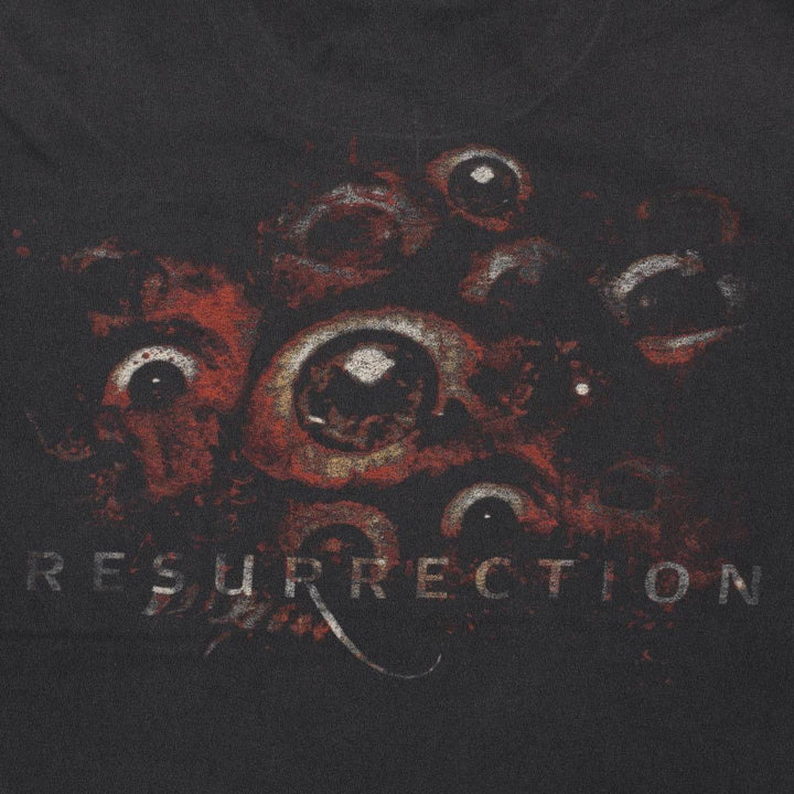 Anvil CHIMAIRA Skull Pattern Band T-Shirt (Men's Size L) cotton black type Vintage Second Hand