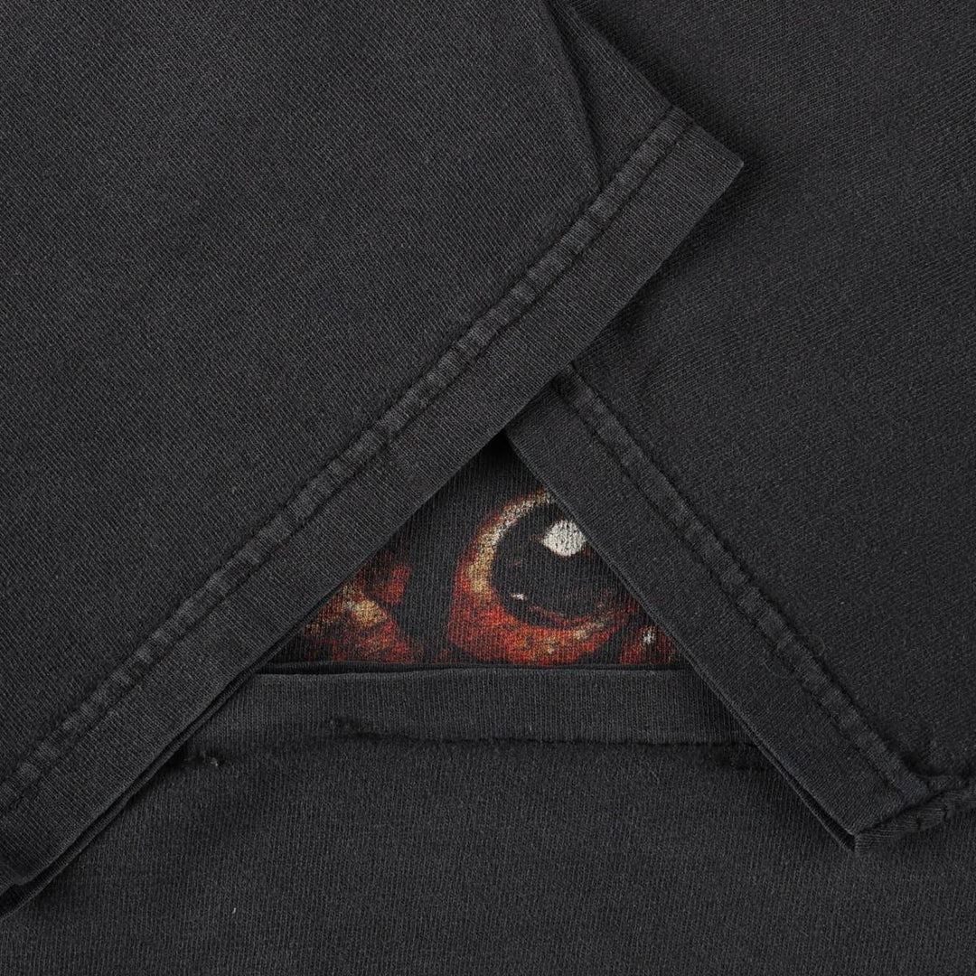 Anvil CHIMAIRA Skull Pattern Band T-Shirt (Men's Size L) cotton black type Vintage Second Hand