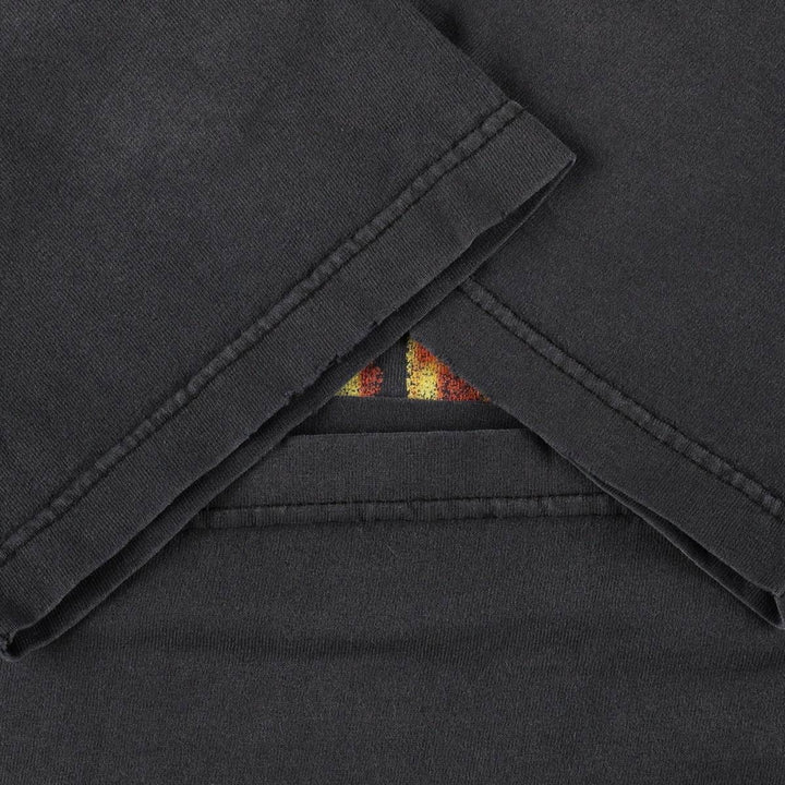 STATIC-X Skull Pattern Band T-Shirt (Men's XL equivalent) unclear black type Vintage Second Hand
