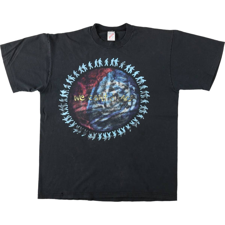 Jerzees GENESIS band t-shirt, made in USA, men's size XL equivalent. cotton black type Vintage Second Hand