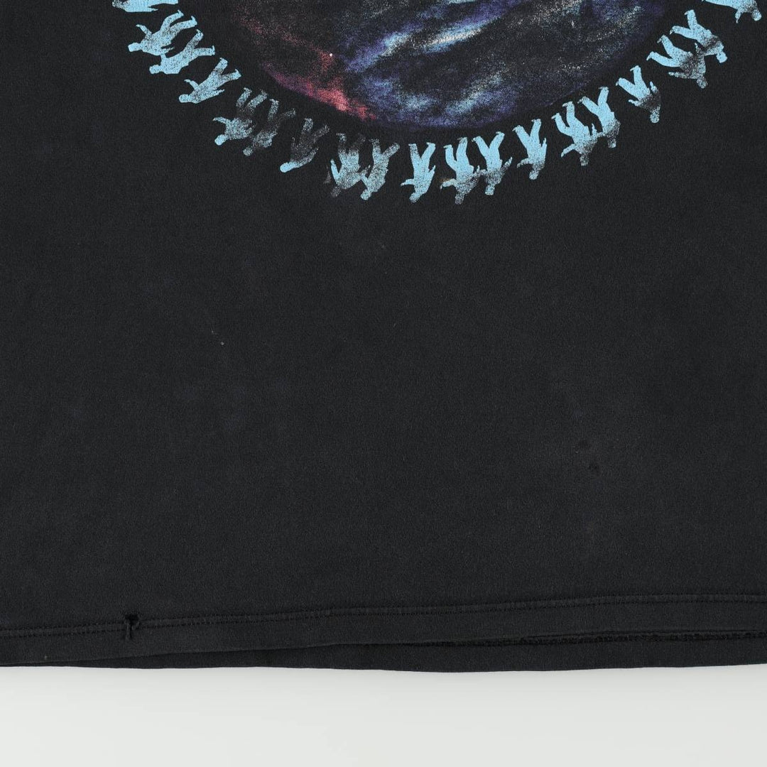 Jerzees GENESIS band t-shirt, made in USA, men's size XL equivalent. cotton black type Vintage Second Hand