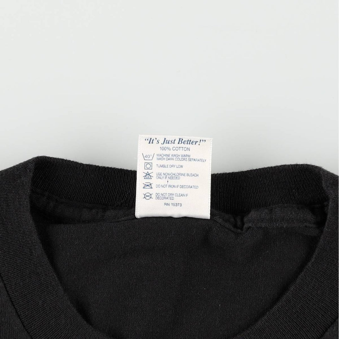 90'S Delta BR5-49 Band T-Shirt, Men's Size M (Equivalent), Vintage cotton black type Vintage Second Hand