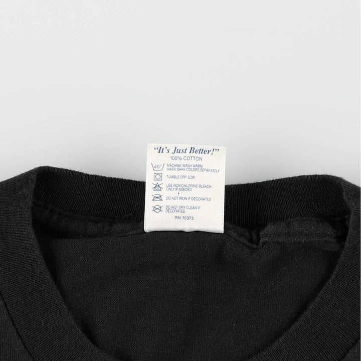 90'S Delta BR5-49 Band T-Shirt, Men's Size M (Equivalent), Vintage cotton black type Vintage Second Hand
