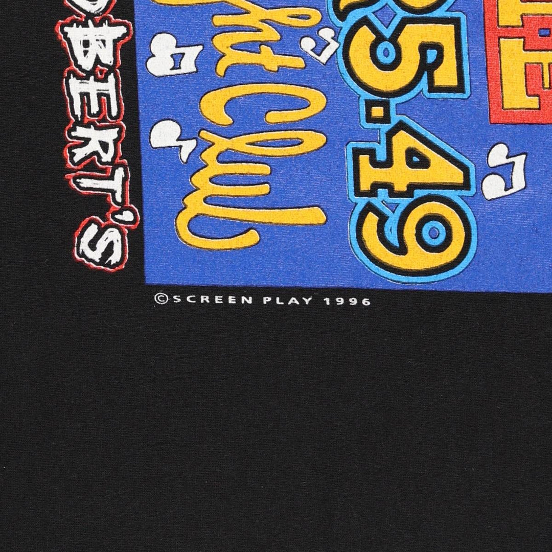 90'S Delta BR5-49 Band T-Shirt, Men's Size M (Equivalent), Vintage cotton black type Vintage Second Hand