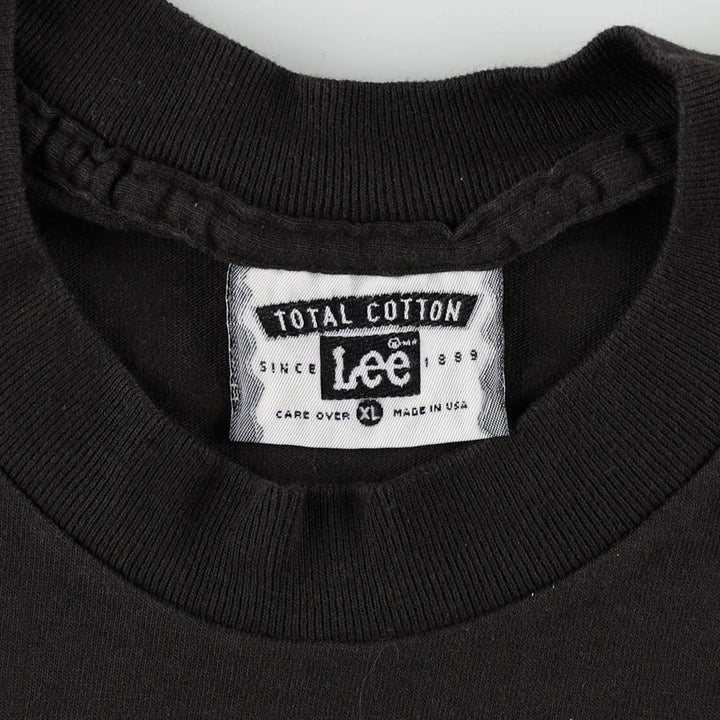 90'S Lee Bette Midler Band T-Shirt, Made in USA, Men's XL equivalent, Vintage cotton black type Vintage Second Hand