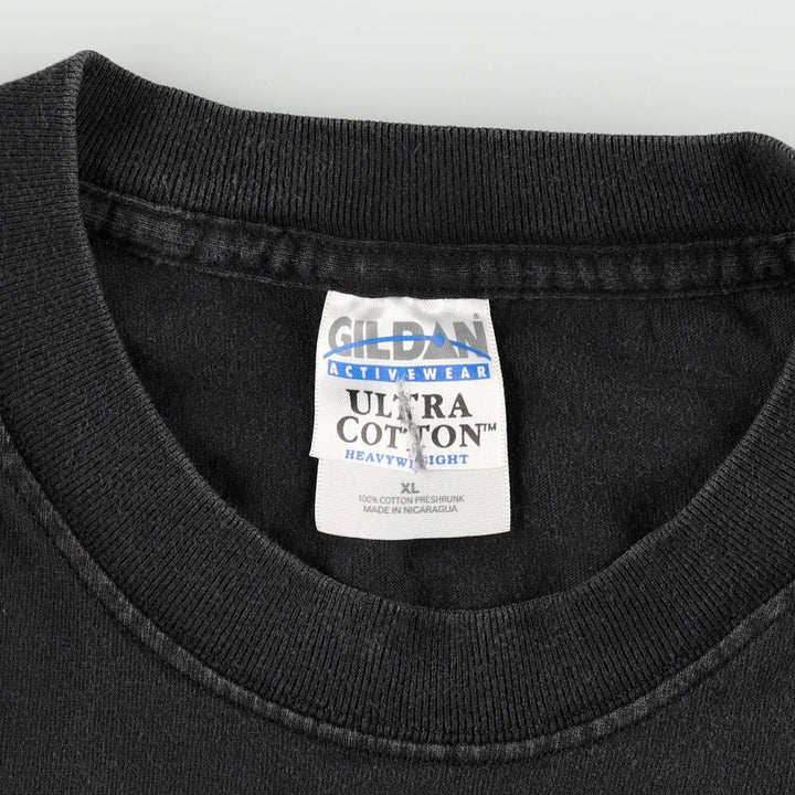 Gildan U2 Band T-Shirt, Men's Size XL (approx.) cotton black type Vintage Second Hand