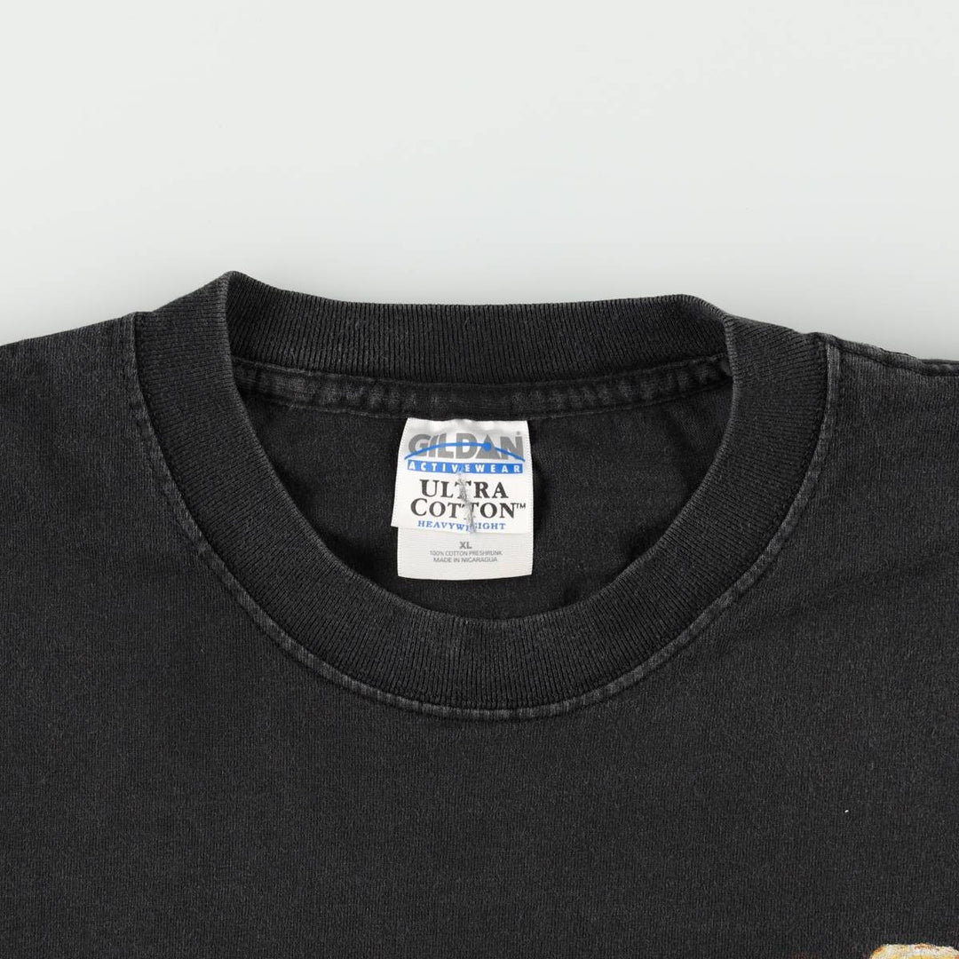 Gildan U2 Band T-Shirt, Men's Size XL (approx.) cotton black type Vintage Second Hand