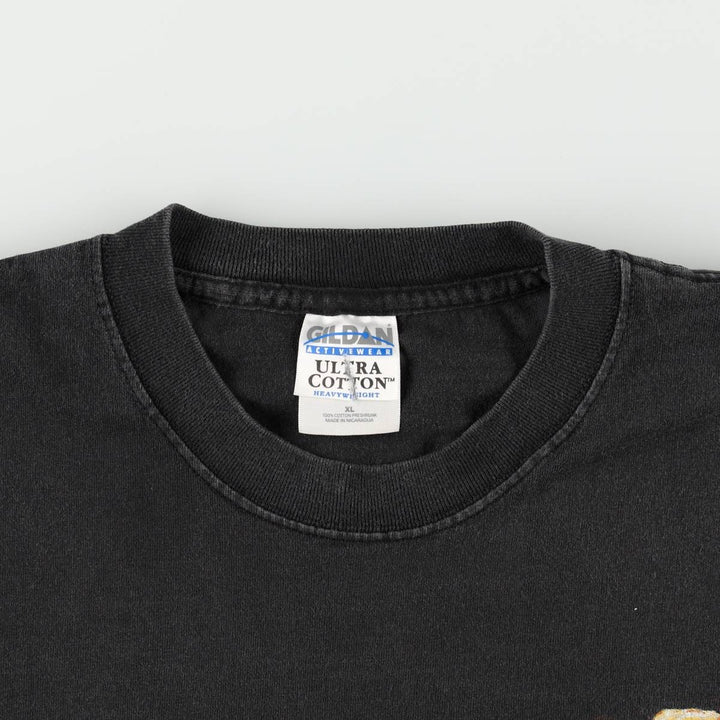 Gildan U2 Band T-Shirt, Men's Size XL (approx.) cotton black type Vintage Second Hand