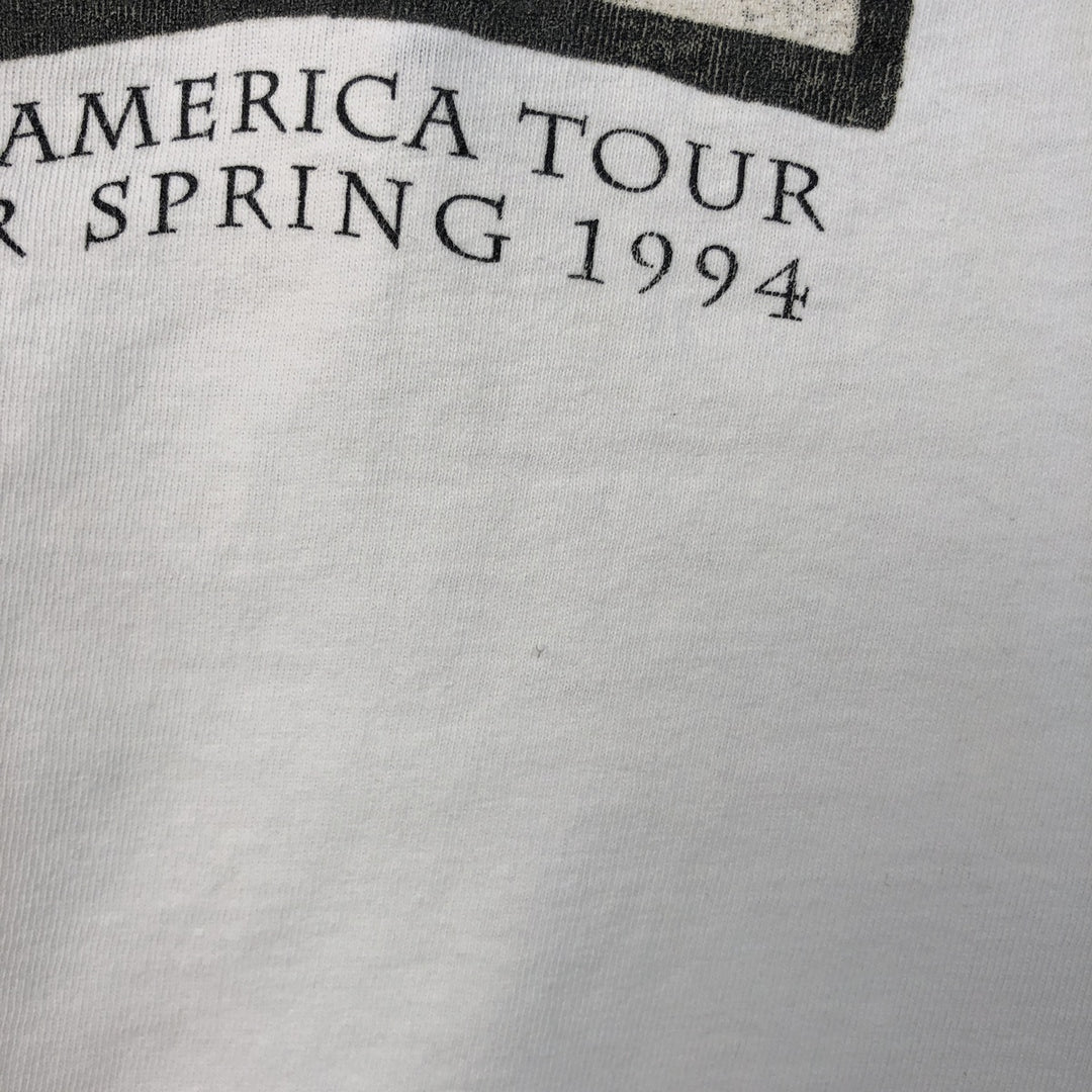All Sport Jackson Browne Band T-Shirt, Made in USA, Men's XL equivalent. cotton white type Vintage Second Hand
