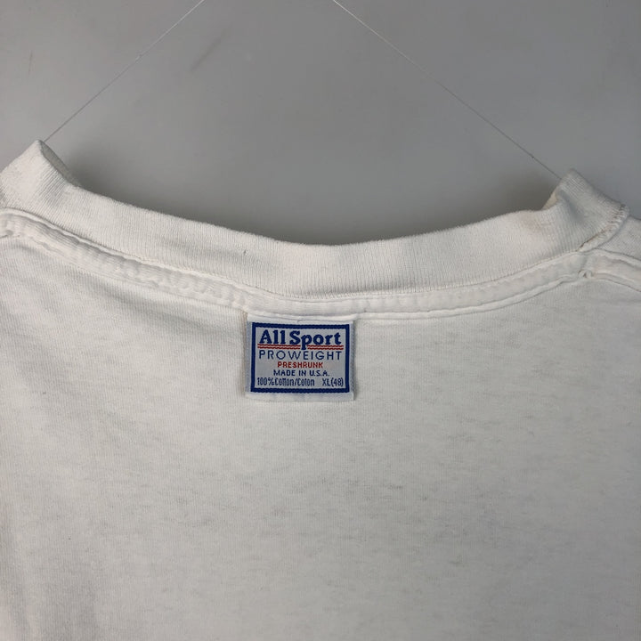 All Sport Jackson Browne Band T-Shirt, Made in USA, Men's XL equivalent. cotton white type Vintage Second Hand