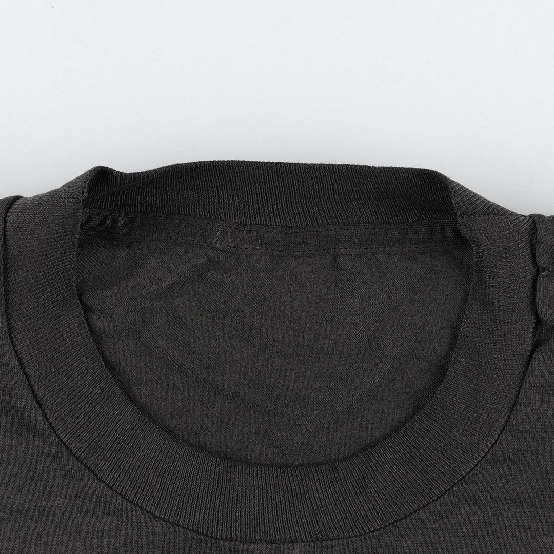 ~90'S MORLEY advertising T-shirt, men's size XL equivalent, vintage. unclear black type Vintage Second Hand