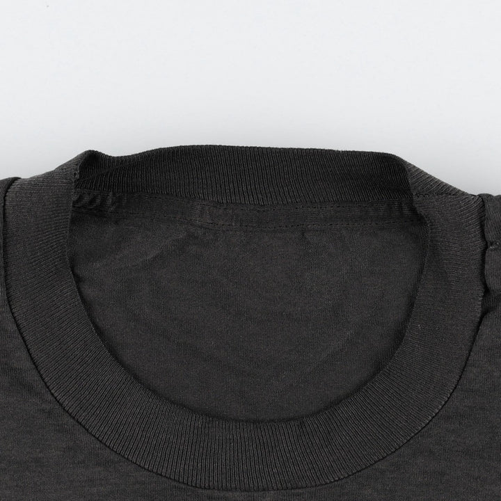 ~90'S MORLEY advertising T-shirt, men's size XL equivalent, vintage. unclear black type Vintage Second Hand