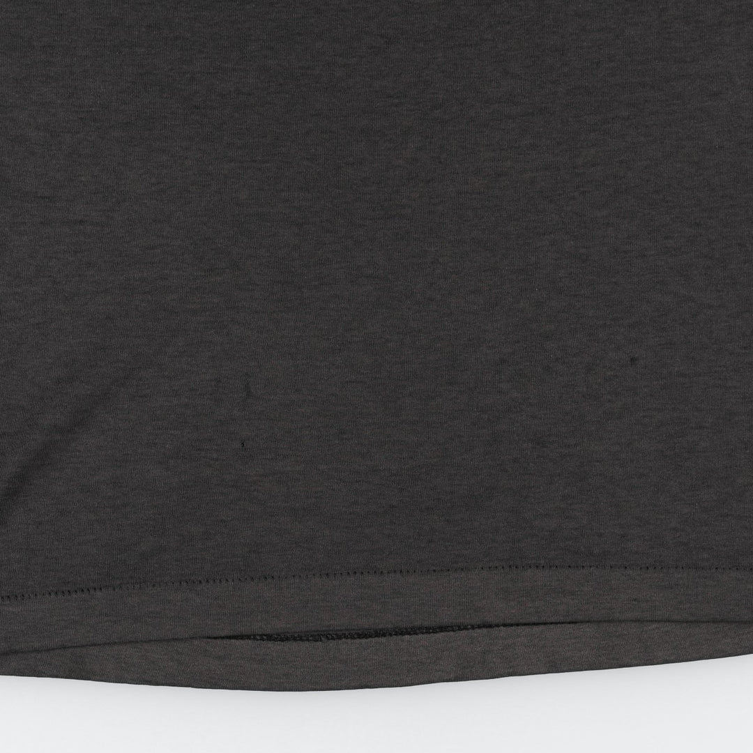 ~90'S MORLEY advertising T-shirt, men's size XL equivalent, vintage. unclear black type Vintage Second Hand