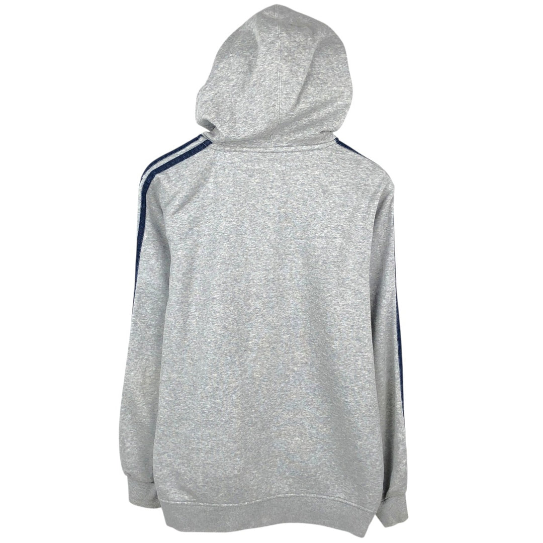 Adidas Originals Full-Zip Hoodie, Men's Size L cotton gray type Vintage Second Hand