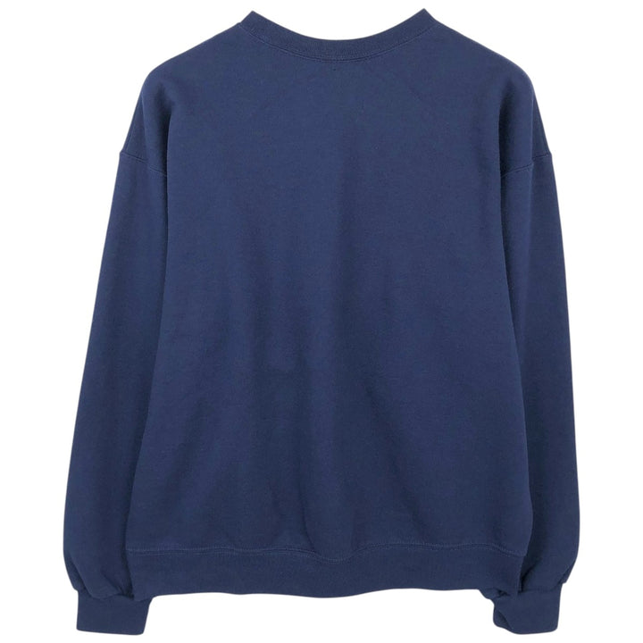 2000'S Jerzees Full-Zip Sweatshirt, Men's Size XL (approx.) cotton navy blue type Vintage Second Hand