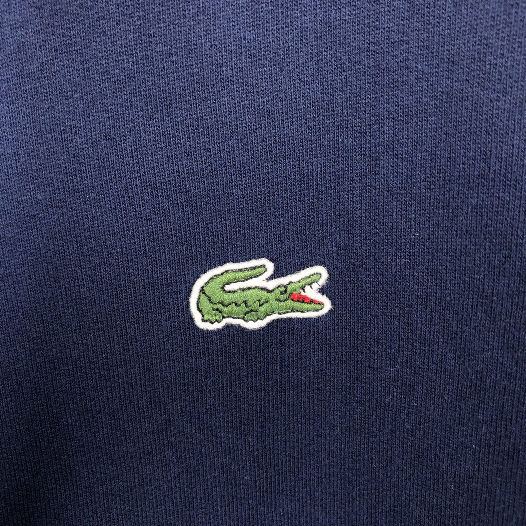 Lacoste LACOSTE SPORT Sweat Full-Zip Hoodie, Size 6 (Equivalent to Men's L) cotton navy blue type Vintage Second Hand