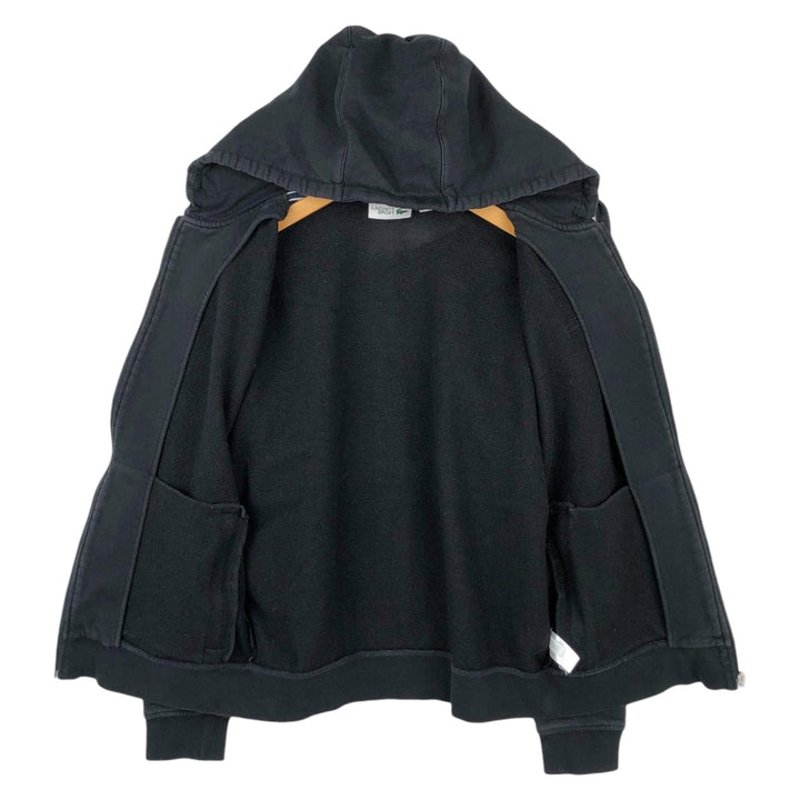 Lacoste LACOSTE SPORT Sweat Full-Zip Hoodie, Men's Size M (approx.) cotton black type Vintage Second Hand