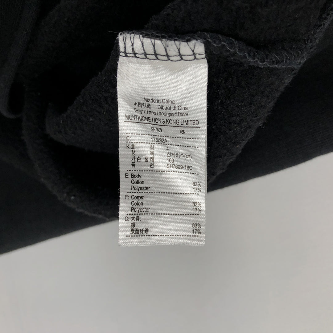 Lacoste LACOSTE SPORT Sweat Full-Zip Hoodie, Men's Size M (approx.) cotton black type Vintage Second Hand