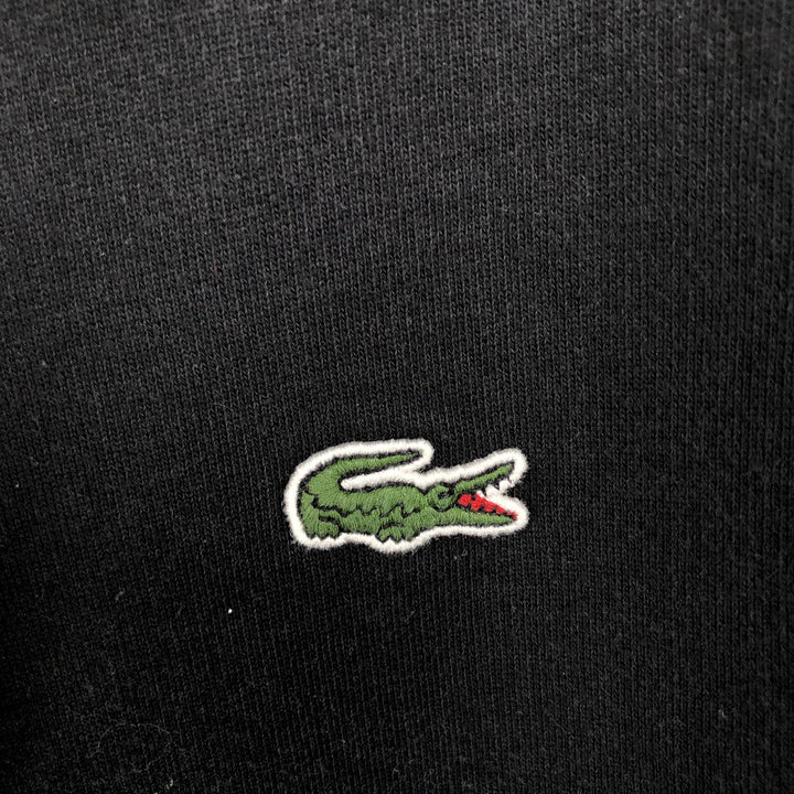 Lacoste LACOSTE SPORT Sweat Full-Zip Hoodie, Men's Size M (approx.) cotton black type Vintage Second Hand