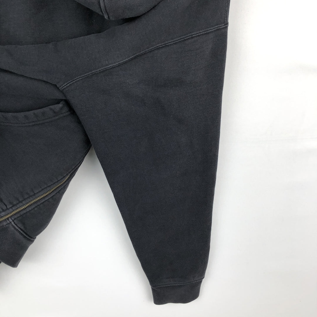 Nike Sweat Full Zip Hoodie Men's Size L cotton black type Vintage Second Hand