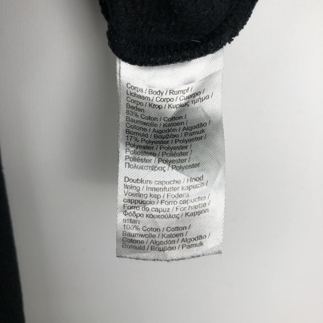 Lacoste LACOSTE SPORT Sweat Full-Zip Hoodie, Men's Size M (approx.) cotton black type Vintage Second Hand