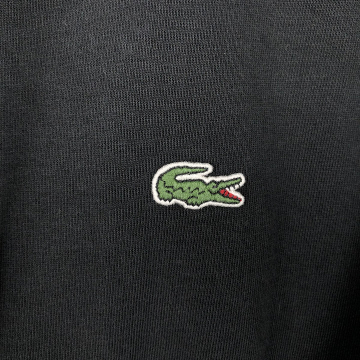 Lacoste LACOSTE SPORT Sweat Full-Zip Hoodie, Men's Size M (approx.) cotton black type Vintage Second Hand