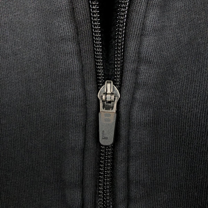 Lacoste LACOSTE SPORT Sweat Full-Zip Hoodie, Men's Size M (approx.) cotton black type Vintage Second Hand