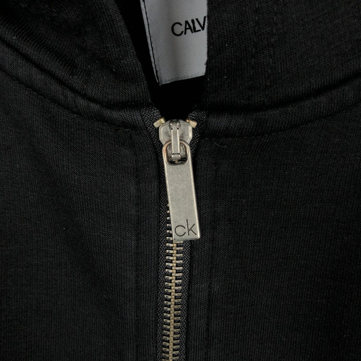 Calvin Klein JEANS Full-Zip Sweatshirt Hoodie, Men's Size M (approx.) cotton black type Vintage Second Hand