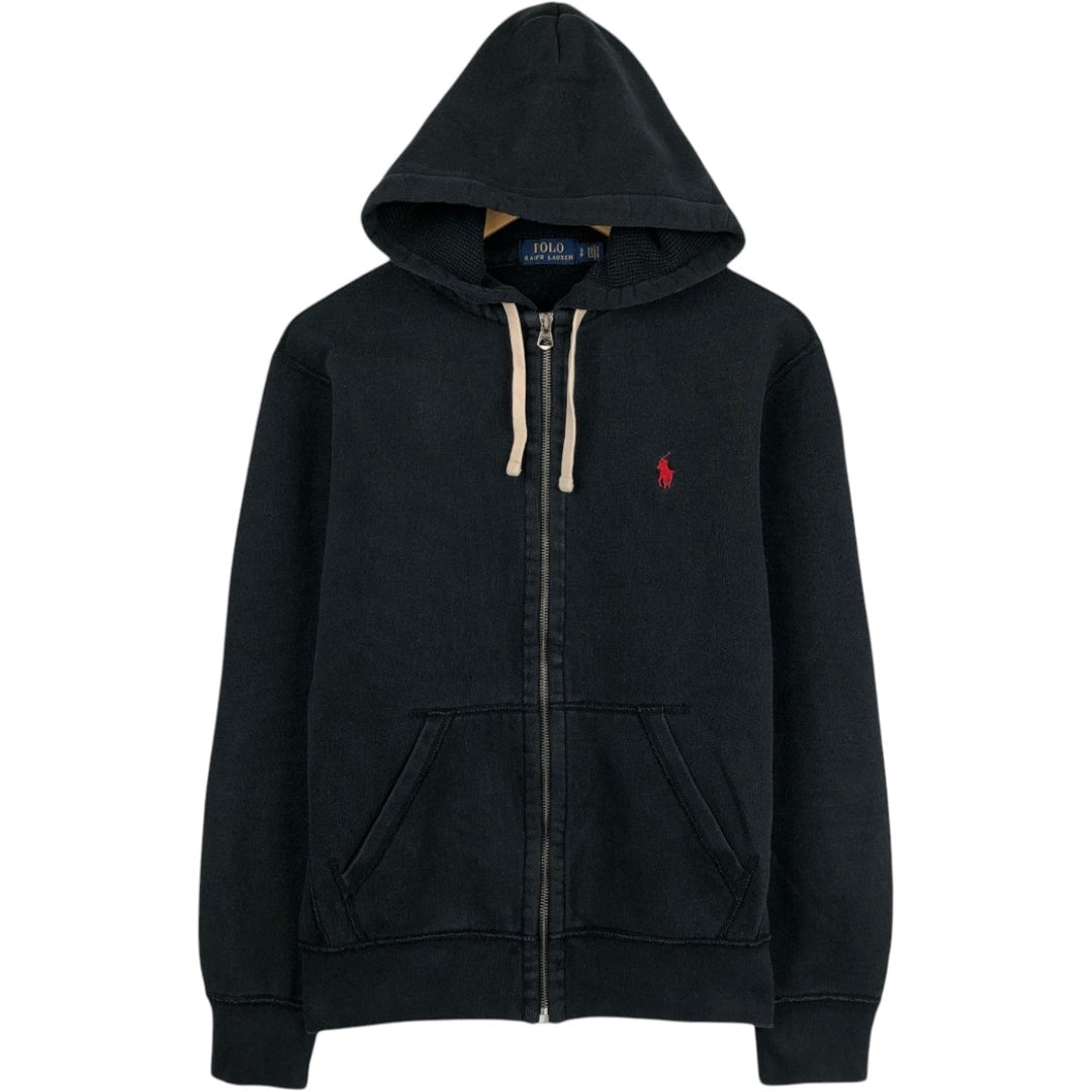 Ralph Lauren POLO RALPH LAUREN Sweat Full Zip Hoodie Men's S cotton black type Vintage Second Hand