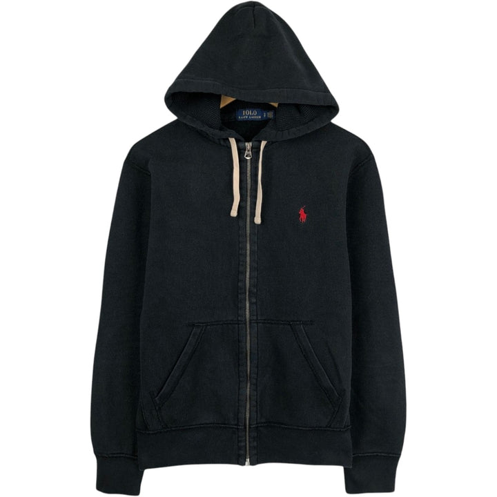 Ralph Lauren POLO RALPH LAUREN Sweat Full Zip Hoodie Men's S cotton black type Vintage Second Hand