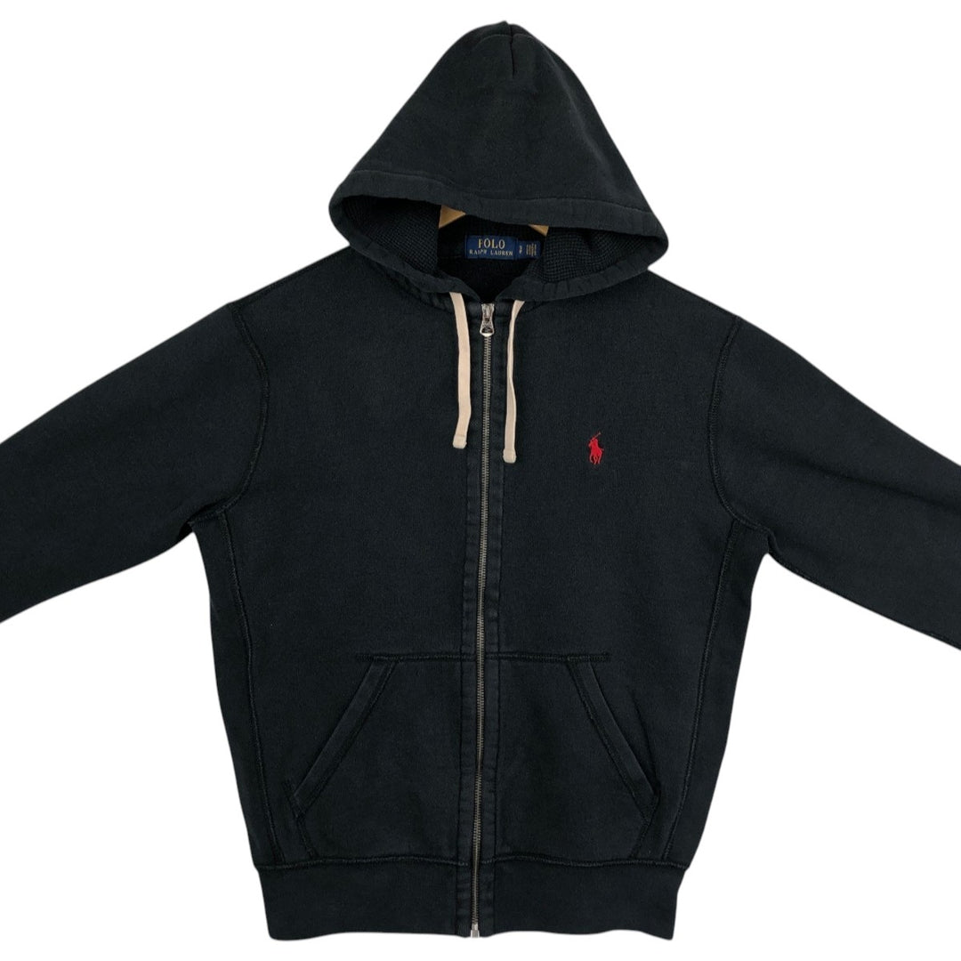 Ralph Lauren POLO RALPH LAUREN Sweat Full Zip Hoodie Men's S cotton black type Vintage Second Hand