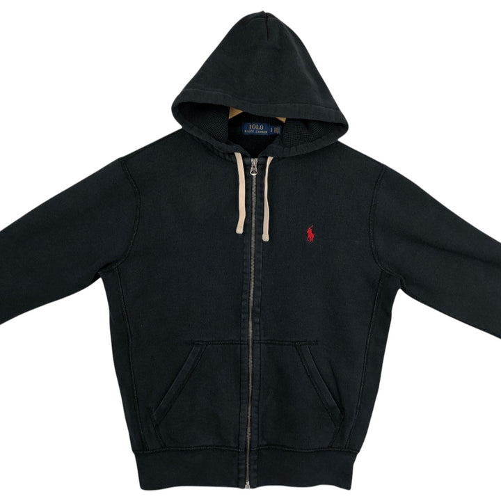 Ralph Lauren POLO RALPH LAUREN Sweat Full Zip Hoodie Men's S cotton black type Vintage Second Hand