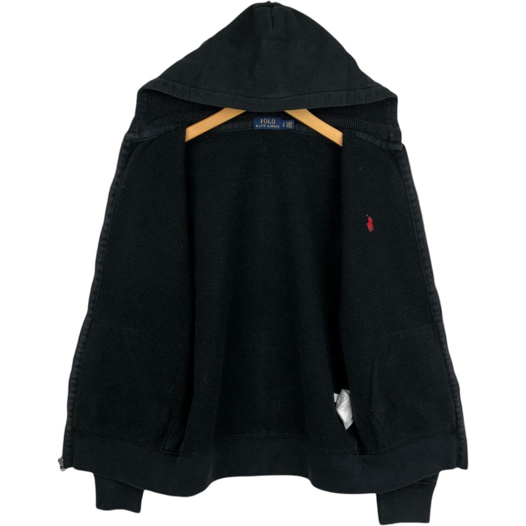 Ralph Lauren POLO RALPH LAUREN Sweat Full Zip Hoodie Men's S cotton black type Vintage Second Hand