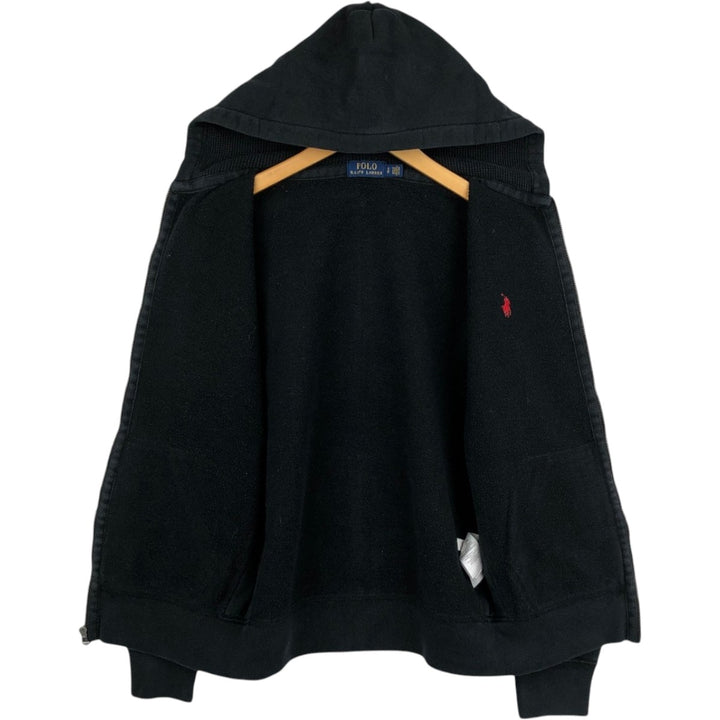 Ralph Lauren POLO RALPH LAUREN Sweat Full Zip Hoodie Men's S cotton black type Vintage Second Hand
