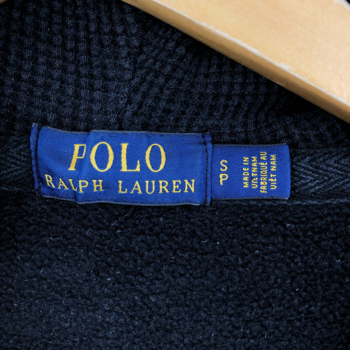 Ralph Lauren POLO RALPH LAUREN Sweat Full Zip Hoodie Men's S cotton black type Vintage Second Hand