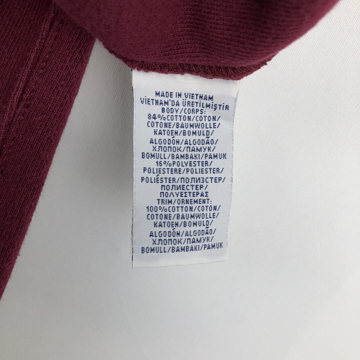 Ralph Lauren POLO RALPH LAUREN Sweat Full Zip Hoodie Men's L size cotton burgundy type Vintage Second Hand