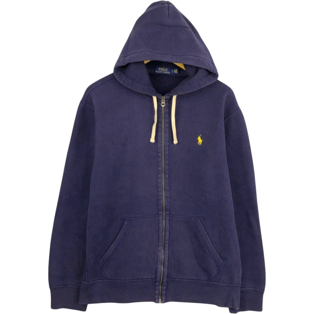 Ralph Lauren POLO RALPH LAUREN Sweat Full Zip Hoodie Men's M cotton navy blue type Vintage Second Hand