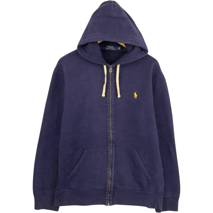 Ralph Lauren POLO RALPH LAUREN Sweat Full Zip Hoodie Men's M cotton navy blue type Vintage Second Hand