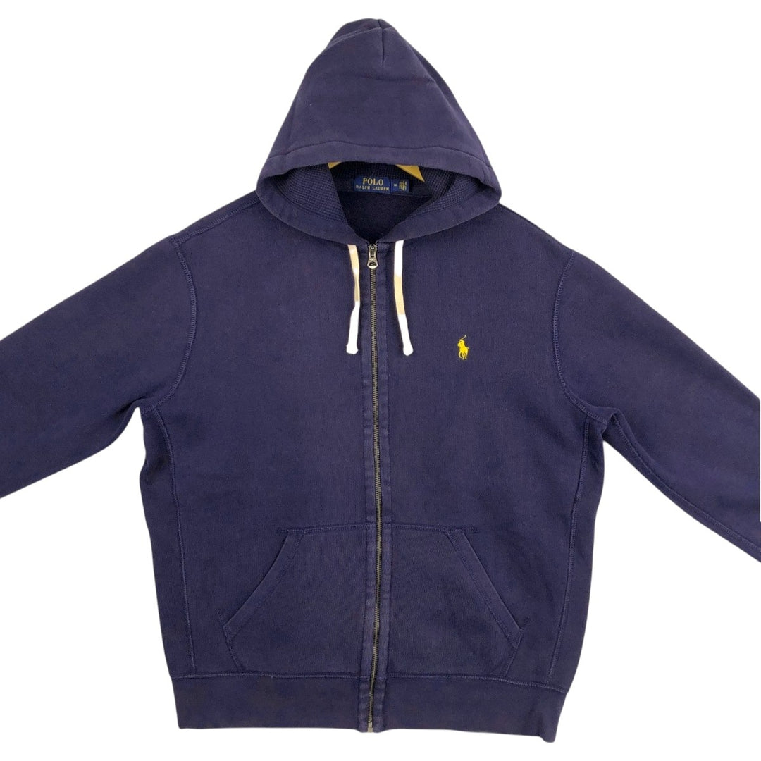 Ralph Lauren POLO RALPH LAUREN Sweat Full Zip Hoodie Men's M cotton navy blue type Vintage Second Hand