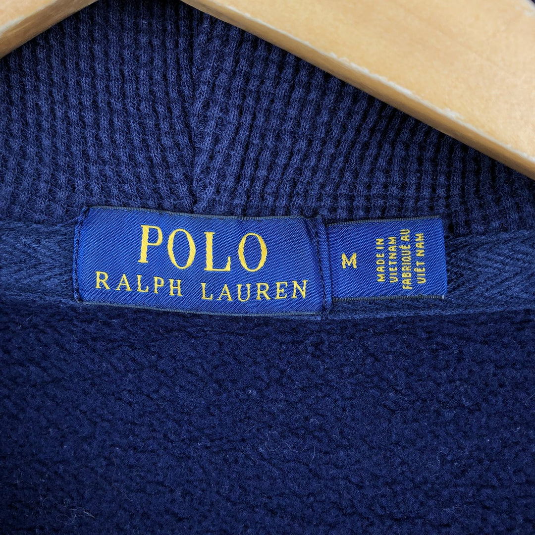 Ralph Lauren POLO RALPH LAUREN Sweat Full Zip Hoodie Men's M cotton navy blue type Vintage Second Hand