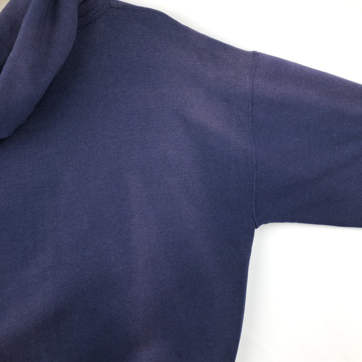 Russell Athletic Sweat Full-Zip Hoodie, Men's Size L (approx.) cotton navy blue type Vintage Second Hand
