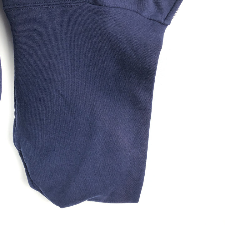 Russell Athletic Sweat Full-Zip Hoodie, Men's Size L (approx.) cotton navy blue type Vintage Second Hand