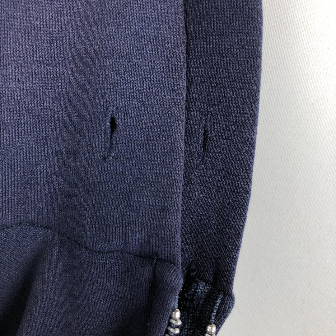 Russell Athletic Sweat Full-Zip Hoodie, Men's Size L (approx.) cotton navy blue type Vintage Second Hand