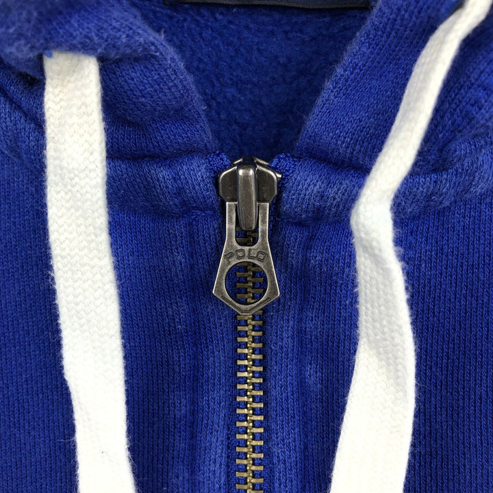 Ralph Lauren POLO RALPH LAUREN Sweat Full Zip Hoodie Men's L size cotton blue type Vintage Second Hand
