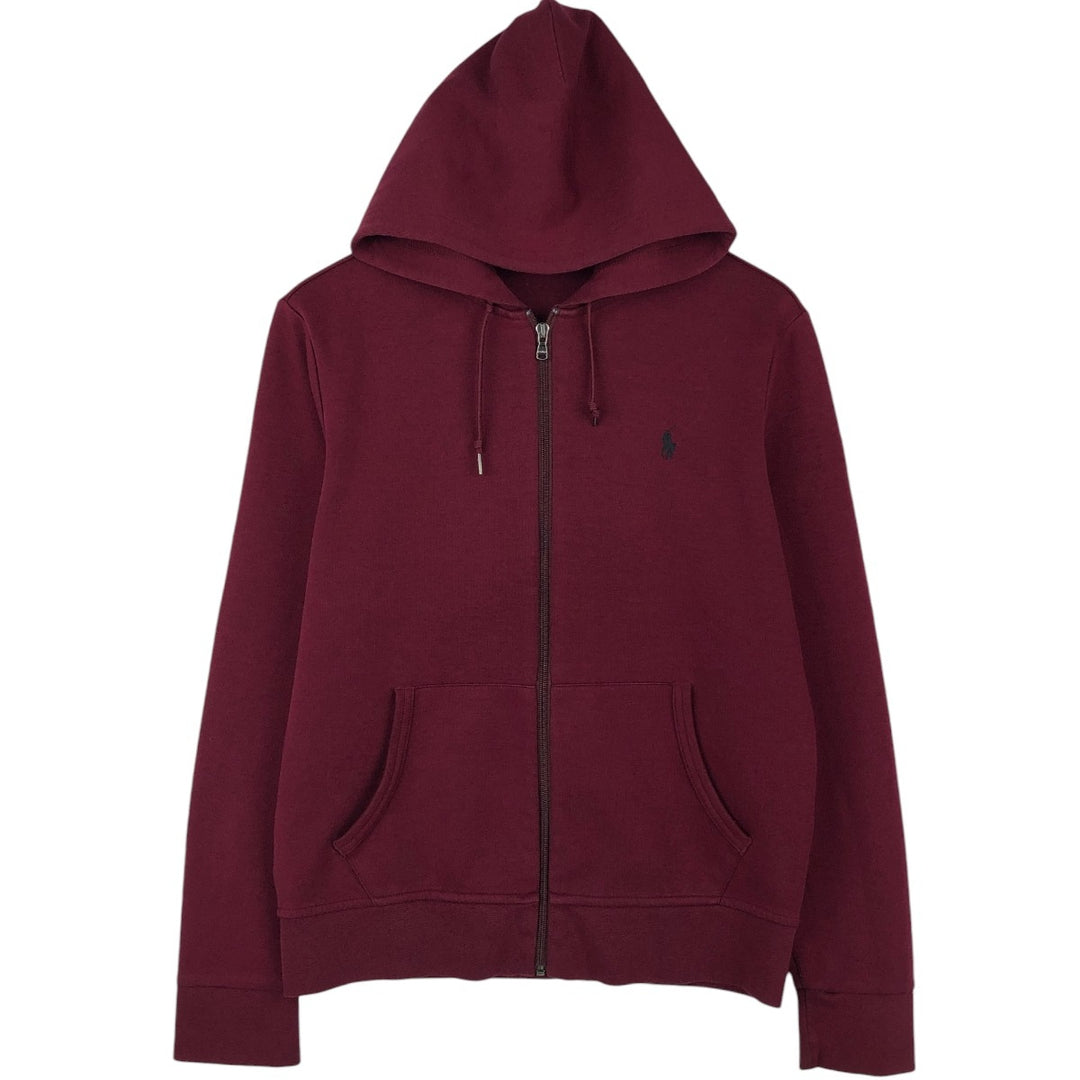 Ralph Lauren POLO RALPH LAUREN Sweat Full Zip Hoodie Men's M polyester burgundy type Vintage Second Hand