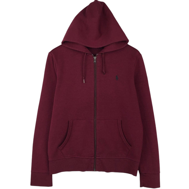 Ralph Lauren POLO RALPH LAUREN Sweat Full Zip Hoodie Men's M polyester burgundy type Vintage Second Hand