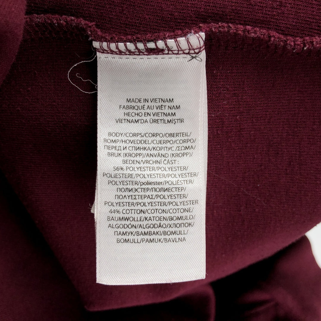 Ralph Lauren POLO RALPH LAUREN Sweat Full Zip Hoodie Men's M polyester burgundy type Vintage Second Hand