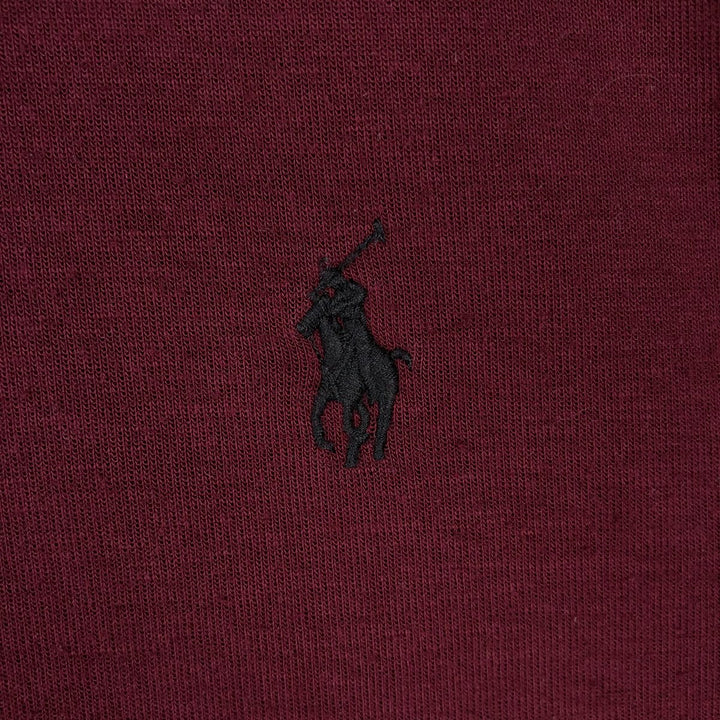 Ralph Lauren POLO RALPH LAUREN Sweat Full Zip Hoodie Men's M polyester burgundy type Vintage Second Hand